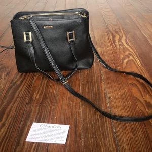 Calvin Klein spacious shoulder purse